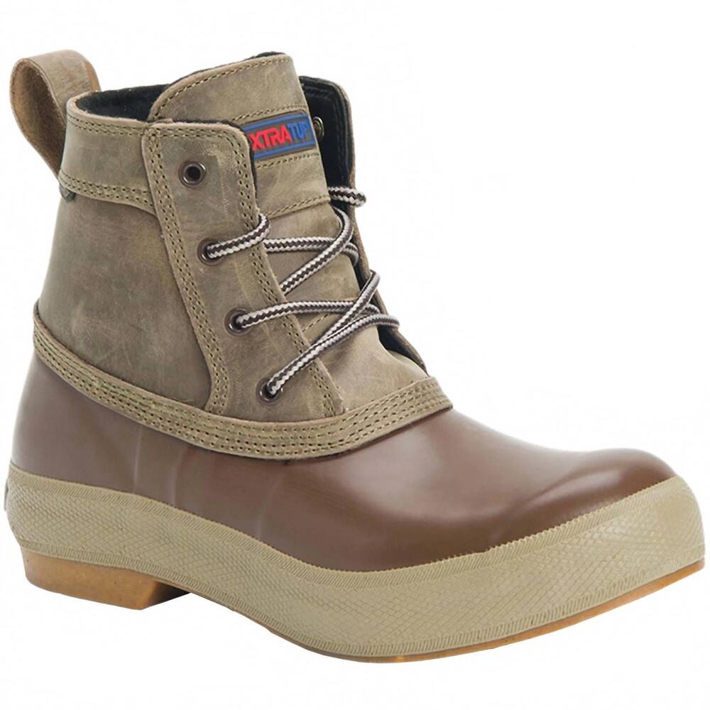 NEW XTRATUF hard to find style, women's legacy lace boots in brown